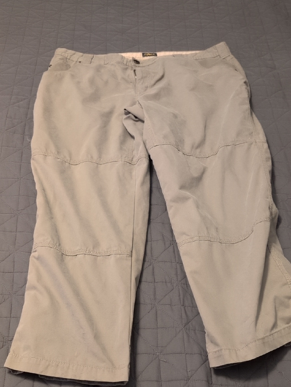 Cabela's Work Pants Light Gray/Tan 40x29